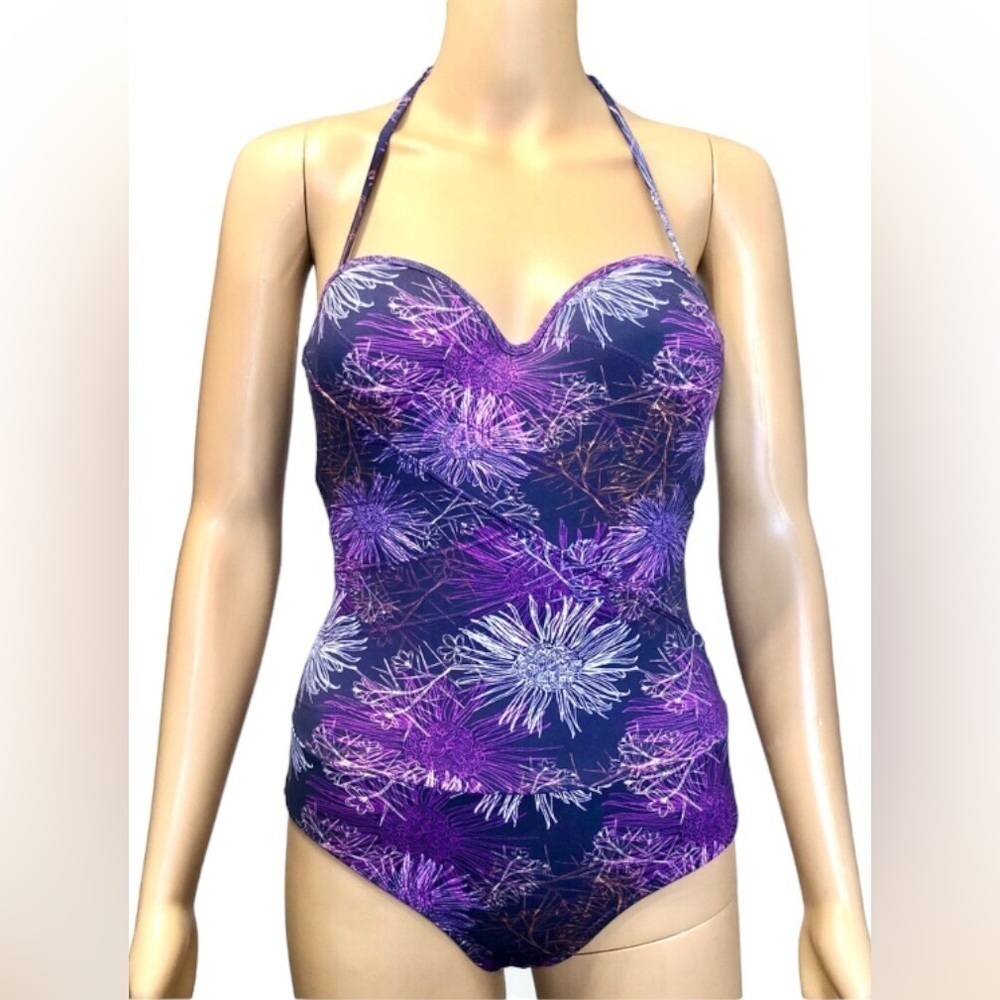 ELA Miami One piece Swimsuit, Push up Strapless bath suit Various Sizes